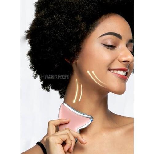 Neck neck instrument scrapping to neck grain V face household multifunctional beauty face neck massager