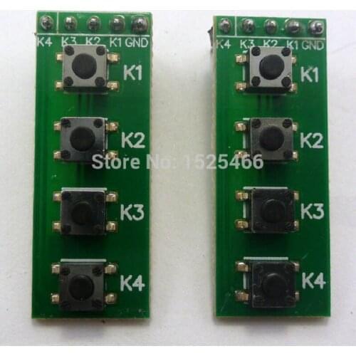 Tb371 2pcs 4 Mcu Key Button Switch Matrix Is Suitable For Uno Mega2560 Due Raspberry Pi Banana Pi Breadboard Fpga Cpld Stm32
