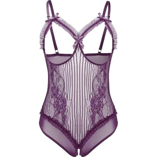 Top Fashion Womens Lace Bra Set French Embroidery Ladies Underwear Sexy Ultra-Thin Perspective Erotic Lingerie