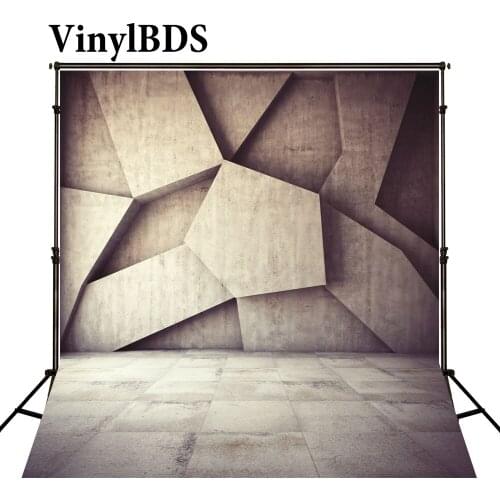 VinylBDS Newborn Baby Backdrop Brown Building Pattern Fondo Fotografico De Estudio 3D Picture Backgrounds For Photo Studio