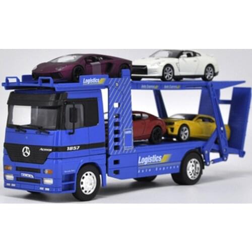 WELLY 1/32 Car Mercedes-Benz Truck Simulation Metal Diecast Model Cars Kids Toys Gifts