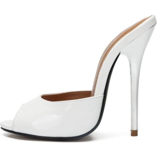 Brand Women Sandals Summer Thin High Heels PU Slip On Peep Toe Classics fashion Dress Party Wedding shoes for women heels 2020