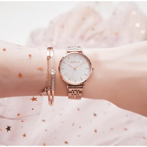 Stars France Watch Ms. Star Waterproof Students Korean Version of The Simple Ins Sen Xi Womens Watch Relojes Mujer 2020