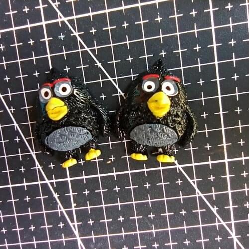 1pcs/lot resin flat back Halloween chicken cartoon animal 31mm Cabochons Hair Bow Center DIY Christmas decration