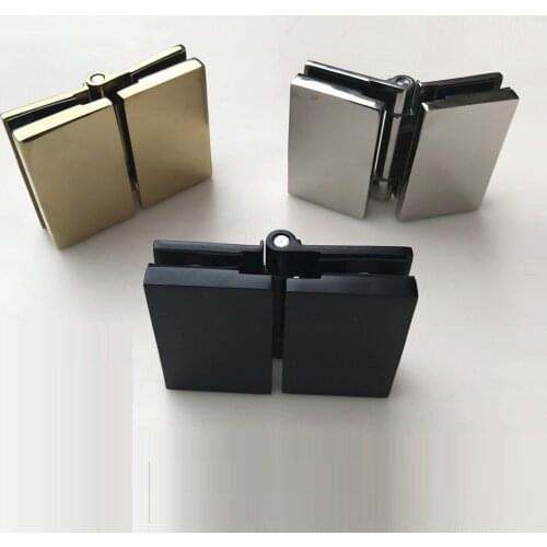 304 Stainless Steel Glass Door Hinge Cupboard Showcase Cabinet Clamp Glass Shower Doors Hinge Bathroom Replacement Parts