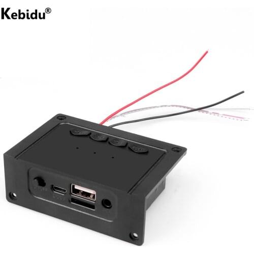 10W Bluetooth Receiver Car Kit MP3 Player Decoder Board 2*5W Amplifier for Speaker Support MP3 / USB / TF / LINE IN / FM Module