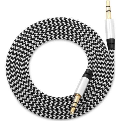 3.5mm Stereo Car Auxiliary Audio Cable For KIA K2 K3 K4 K5 Sorento Sportage Optima Rio RIO 4 Ceed Cerato Venga Soul