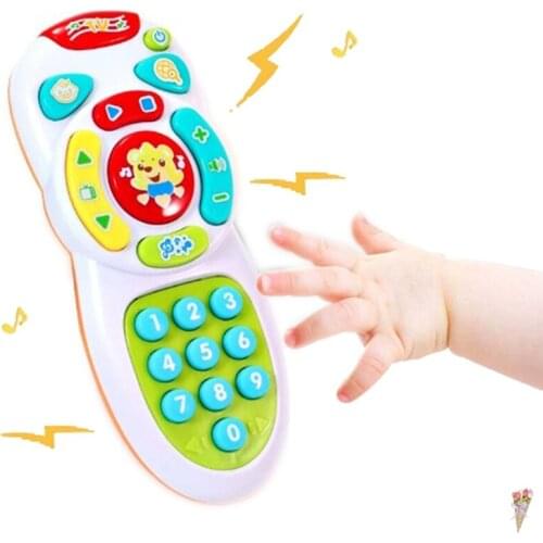 Baby Vocal Toys Music Mobile Phone TV Remote Control Early Educational Toys Gifts Electric Learning Machine Sound