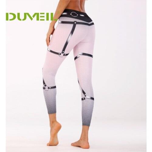 DUVEIL Fashion Printed Buttocks Pants Tights Sportswear Woman Gym Yoga Pants Sport Leggings Fitness Compression Female Legins