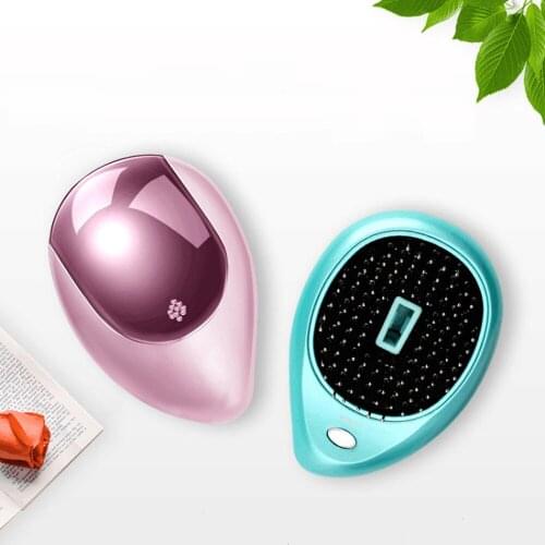 1pcs Electric Sound Wave Vibration Magnetic Massage Comb Make Knotted Hair Smooth Massage Scalp Release Stress Beauty Hair Tool