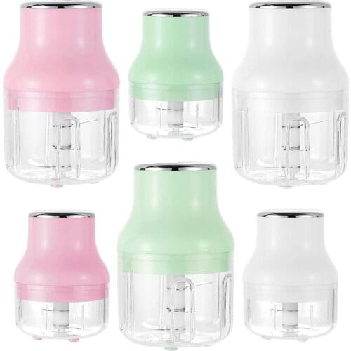 Mini Electric Garlic Chopper Garlic Press Powerful Cordless Electric Vegetable Chopper for Garlic Veggie Dicing Mincing