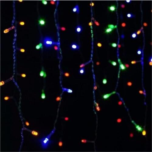String lights Christmas outdoor decoration Drop 4.5m Droop 0.3m/ 0.4m/0.5m curtain icicle string led lights Garden Party 220V
