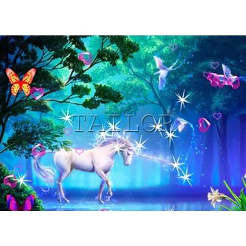 Dirll drawing cuadros Cross stitch full square embroidery 5d diamond painting bird set complet butterfly horse unicorn landscape
