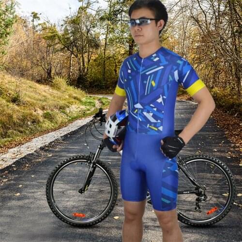 2019 New style Mens Summer Triathlon Sports Clothing Cycling Pro team Customized Cycling Skinsuit Ropa De Ciclismo Maillot