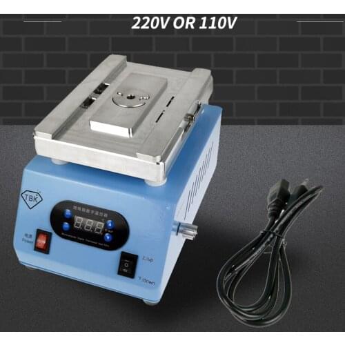 New TBK 238 Automatic Mobile Phone Glass Rear Cover Separator Machine For iPhone X 8G 8P Crack Back Phone Rear Cover Separator