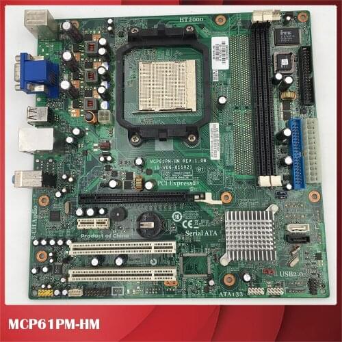 Original Desktop Motherboard for HP for MCP61PM-HM 5189-0464 5189-2789 AM2 DDR2 Fully Tested