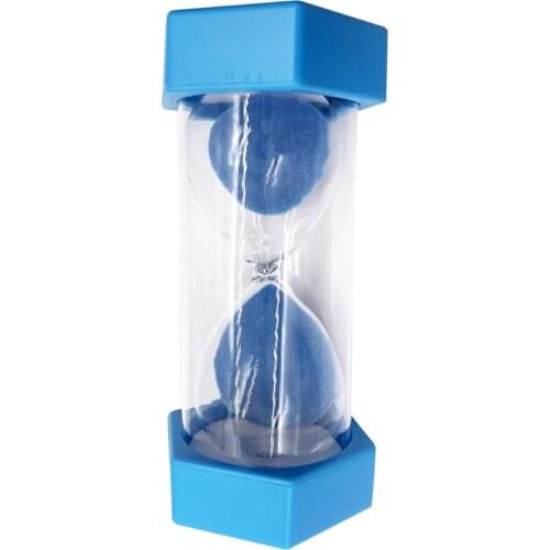 Six Angles Plastic Sand Timer Hourglass Kid Reading Games Playing Brushing Teeth Egg Cooking Timer 1 Minute/5 Minutes