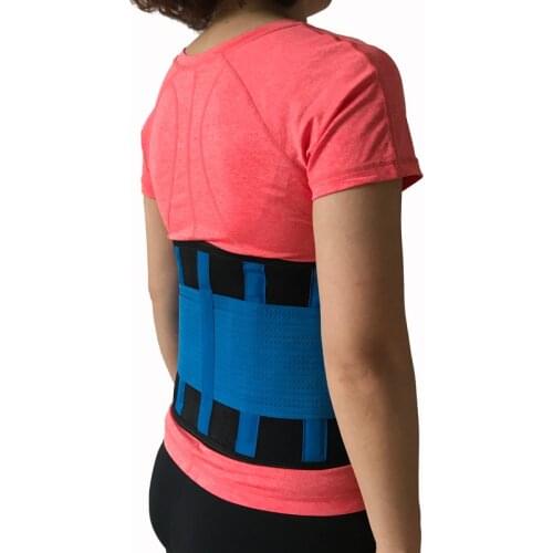 Lower Back Support Brace Lumbar Waist Belt Back Pain Relief Gym Fitness Waist Compression Belt Men Women Spine Support Protector