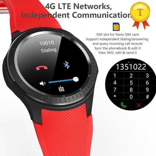 1.3" IPS Round Screen Bluetooth Wifi GPS Smartwatch independent phone call 4G Smart Watch MTK6739 Quad Core 1GB Ram 16GB Rom