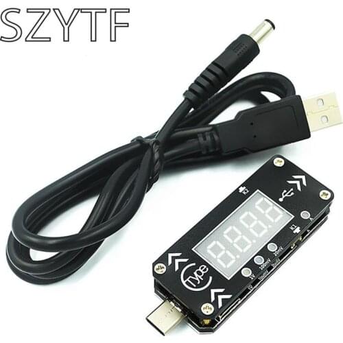 Type-C PD fast charge trigger decoy DC digital display voltage and current meter detection test instrument full protocol PPS