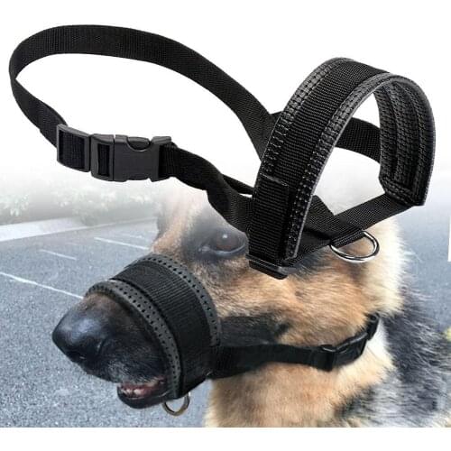 Comfortable Nylon Adjustable Pet Dog Mouth Muzzle Anti Biting Barking Chewing Accessories Pet Products Supplies