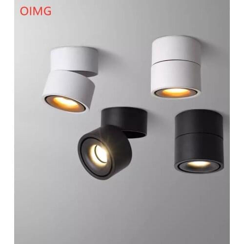 2021 New Style Dimmable Surface Mounted Rotating LED Ceiling Downlight 20W 18W 15W 12W 10W7W Epistar LED Spot Light Ceiling Lamp