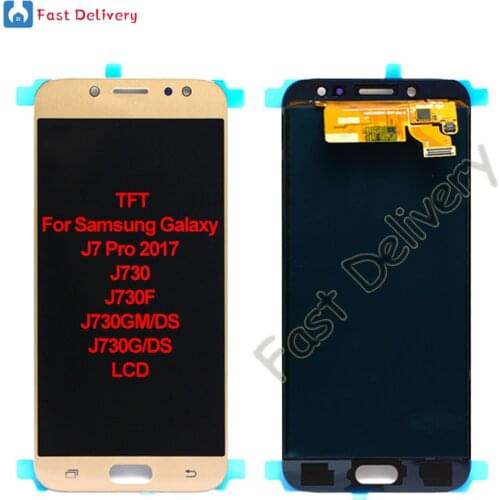 TFT For Samsung Galaxy J7 Pro 2017 J730 J730F J730GM/DS J730G/DS LCD Display Touch Screen Digitizer Assembly Replacement Parts