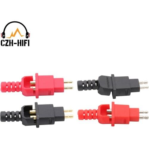 1pair Headphone Plug Connector Upgrade Adapter Earphone Headset improvement Male Jack For eiser HD580 HD600 HD650 HIFI DIY