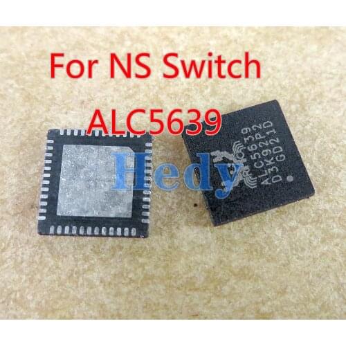 2pcs Original new For Nintend Switch100% new for nintendo switch NS sound card chip sound ic ALC5639-CGT ALC5639 QFN48