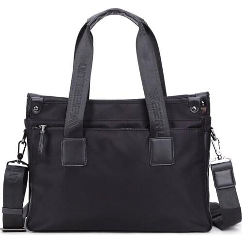 2020 Fashion Business Man Shoulder Bags Large Capacity Computer Bag Waterproof Man Hand Bags Solid Color Oxford Cross Body Bag