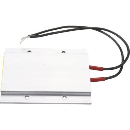 220V 60/80/100/120/150 Degrees Constant Temperature Ceramic Aluminum Heater PTC Heating Plate Element Shell thermistor 77*62mm