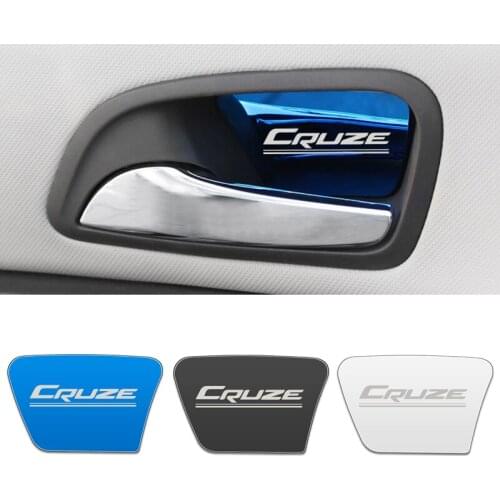 4pcs car interior door handle ornament case for Chevrolet Cruze 2009-2014 2015-2019 Accessories Car Styling