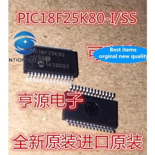 5PCS PIC18F25K80-I/SS SSOP28 PIC18F25K80 in stock 100% new and original