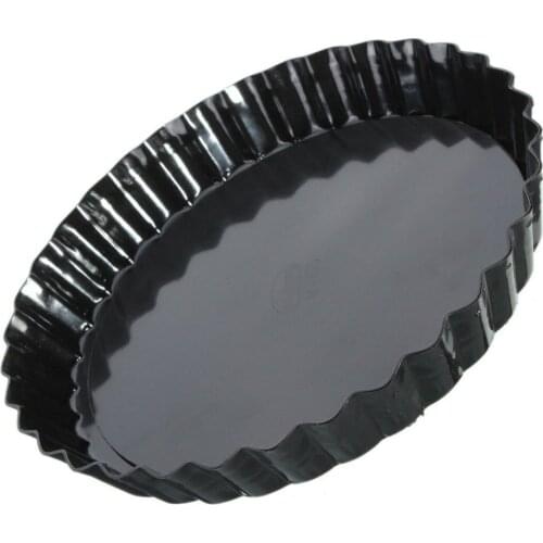 6inch Black Metal Non Stick Pie Pan Loose Base Cake Baking Tray Mold For Kitchen Pizza Pie Cake Baking Tin Tools Heat Resistent