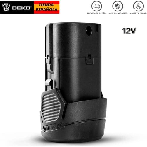 DEKO Battery12V 12V MAX 1300mAh Lithium Ion Battery Pack for GCD12DU3 Cordless Drill