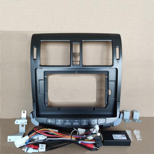 Car Fascia Navigation Fascias Dash Frame Kit For 10" ~ 10.2" Android Multimedia Player For Crown XIII 2008 2009 2010 2011 2012