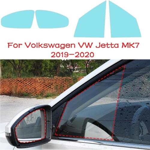Car Rearview Mirror Protective Film Anti Rain Fog Water Rainproof Side Window Film for Volkswagen VW Jetta MK7 2019 2020 2021