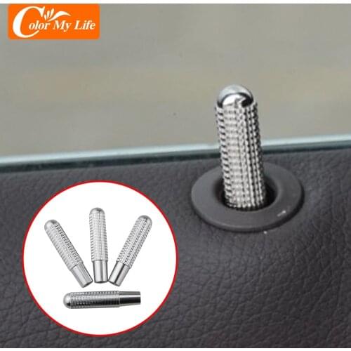 Aluminum Alloy Car Door Bolt Lock Pin Doors Bolt for Mercedes Benz C W205 GLC GLE E W213 CLA GLA A Class Modified Accessories