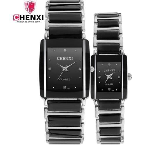 CHENXI Watch Mens Luxury Famous Wrist Watch Set Male Clock Quartz Lovers Women Couple Watches Relogio Masculino Mujer Relojes