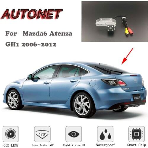 AUTONET HD Night Vision Rear View camera For Mazda6 Mazda Atenza GH1 2006~2012/CCD/Backup Camera/license plate camera