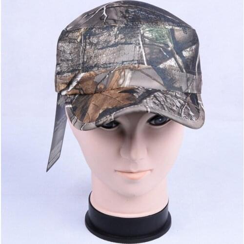 Mounchain Unisex Outdoor Camo Caps Fishing Bionic Camo Baseball Hats Camouflage Casquette Sunshade Caps Hat Fishing Equipment