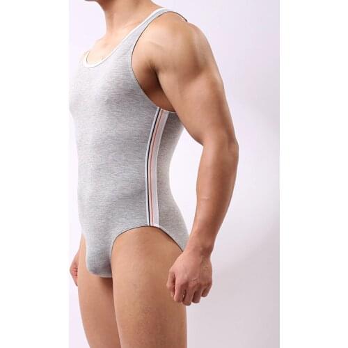2017 Summer Style Man Sexy Fitness Bodybuilding Bodysuit/Gay Slim Body Shaper Underwear Shapewear Size M L XL