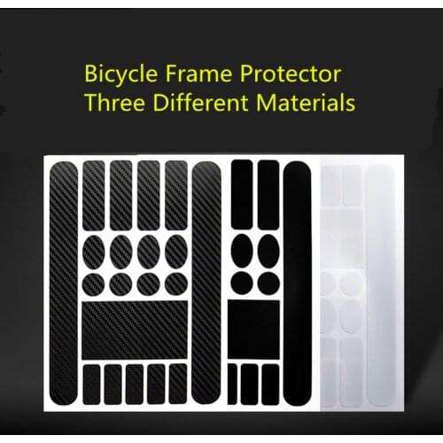 MTB Mountain Bike Protect Chain Sticker Decal Folding Road Bicycle Frame Front Fork Protective Film Anti-scratch Leather Sticker