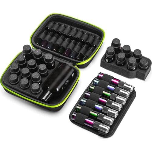 44 Grids Portable Essential Oil Storage Bag For Free Combination EVA Essential Oil Case Multi-function Storage Bags Drop Bottle