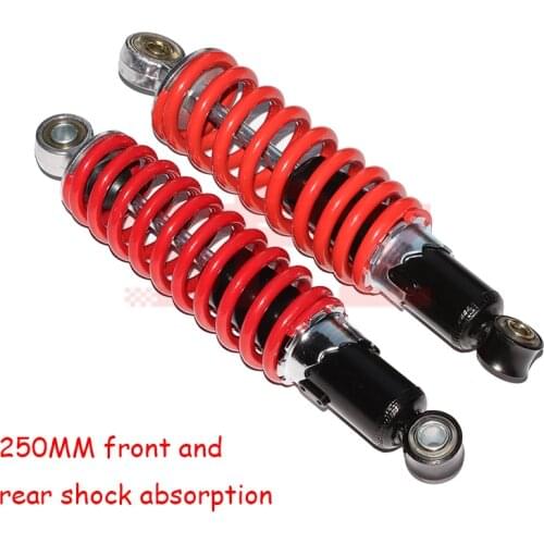 250mm front and rear shock absorber suspension springs are suitable for 50cc -125cc ATV kart off-road vehicles