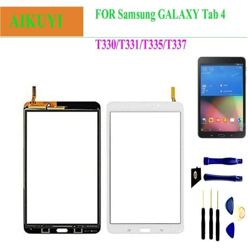 For Samsung Galaxy Tab 4 8.0 T330 T331 T332 T335 T337 Touch Screen Digitizer LCD Panel Front Glass Sensor Parts