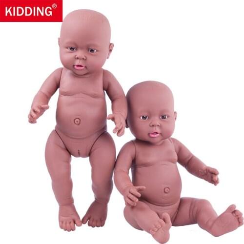 KIDDING 41cm boy/girl Baby Doll Soft Stuffed Simulation Doll Toys for Children Educational Life gender-awareness
