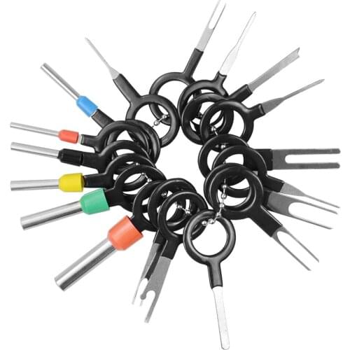 Car Terminal Removal 41Pcs/Set Electrical Wiring Crimp Connector Pin Extractor Kit Automobiles Terminal Repair Hand Tools