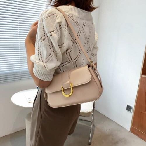 Crossbody Bags for Women Underarm Shoulder Bag Designer Handbag Purse Women Bag Fashion All-match 2021 PU Leather Luxury Simple
