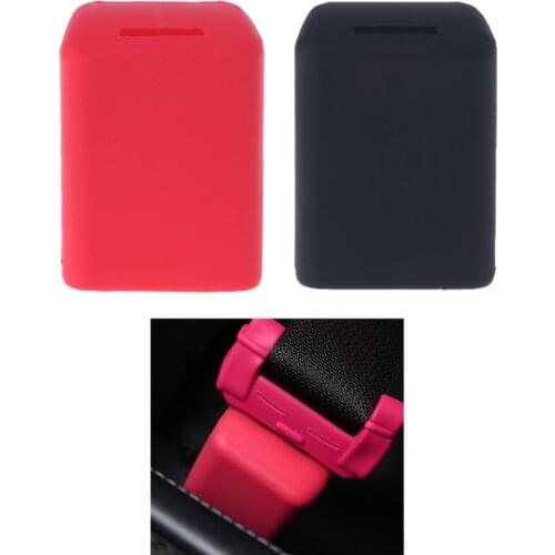 Universal Silicone Car Seat Belt Buckle Covers Clip Anti-Scratch Cover
